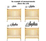 Custom Wooden Name Sign for Nursery Decor