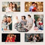 Custom Photo Blanket for Dad and Grandpa