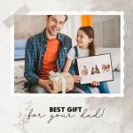 Personalized DAD Photo Frame for Table Display