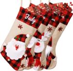 Personalized Family Christmas Stocking Set - 3-Pack