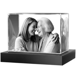 Personalized 3D Crystal Photo Gift for Her