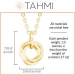 14K Gold Love Knot Pendant Necklace for Her