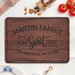 Custom Home Sweet Home Cutting Board Gift