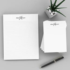 Personalized Monogram Notepads - 4 Pack Gift Set