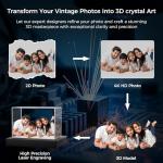 Personalized 3D Crystal Photo Gift for Her