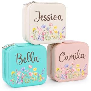 Personalized Travel Jewelry Case for Mom or Kids
