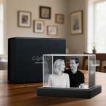 Personalized 3D Crystal Photo Gift for Her