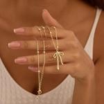 Dainty Bow Necklace - Personalized Mother's Day Gift