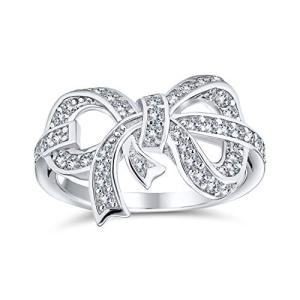 Personalized Vintage Style Bow Ring for Her