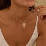 Dainty Bow Necklace - Personalized Mother's Day Gift