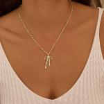 Dainty Bow Necklace - Personalized Mother's Day Gift
