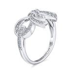 Personalized Vintage Style Bow Ring for Her