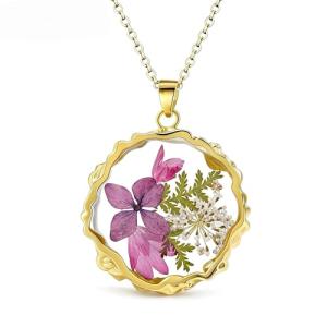 Personalized Birth Flower Necklace for Every Month