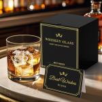 Personalized Monogrammed Whiskey Glasses for Men