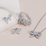 Personalized Vintage Style Bow Ring for Her