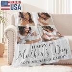 Custom Happy First Mother's Day Blanket