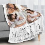 Custom Happy First Mother's Day Blanket