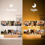 Personalized Dad Photo Frame with Night Light