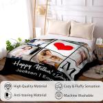 Custom Photo Blanket for Mother's Day or Birthdays