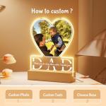 Personalized Picture Frame Plaque for Dad