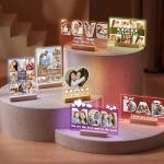 Personalized Dad Photo Frame with Night Light