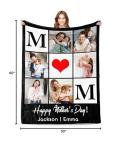 Custom Photo Blanket for Mother's Day or Birthdays