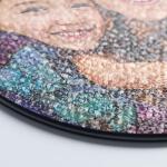 Personalized Grandma Stained Glass Sun Catcher Ornament