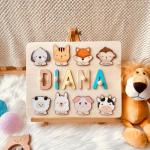 Personalized Name Puzzle for Kids and Toddlers