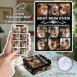 Personalized Mother's Day Blanket for Mom