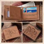 Personalized Dad Wallet - Custom Engraved Gift