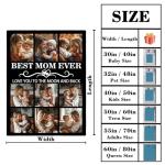 Personalized Mother's Day Blanket for Mom
