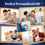 Personalized Dad Photo Frame with Night Light