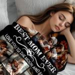 Personalized Mother's Day Blanket for Mom