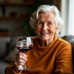 Vintage 1956 Engraved 70th Birthday Wine Glass