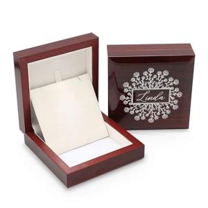Custom Wooden Necklace Box for Special Occasions