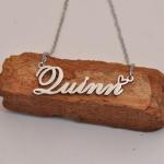 Personalized Silver Heart Name Necklace for Loved Ones