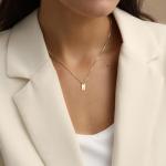 Personalized Gold Initial Necklace for Women