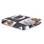 Personalized Photo Blanket for Dad's Special Day