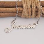Personalized Silver Heart Name Necklace for Loved Ones