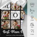 Custom Photo Blanket Gift for Mom or Grandma