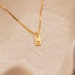 Personalized Gold Initial Necklace for Women