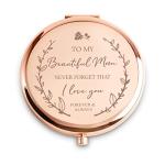 Engraved Compact Mirror - Unique Personalized Gifts for Mom