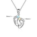 Personalized Birthstone Necklace for New Moms