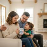 Personalized First Mother's Day Handprint Mug