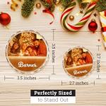 Custom Photo Crystal Christmas Ornaments for Families