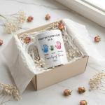 Personalized First Mother's Day Handprint Mug