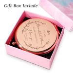 Engraved Compact Mirror - Unique Personalized Gifts for Mom