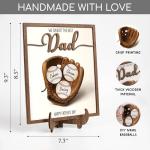 Custom Wooden Sign for Baseball Dad Gifts