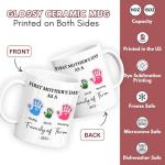 Personalized First Mother's Day Handprint Mug