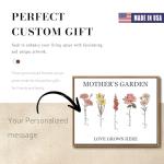 Personalized Birth Month Flower Canvas for Mom